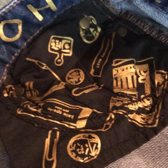 ❤️ (20)ladies size 28 waist embellished crop jeans by Kate spade. Like new - Picture 12 of 16